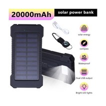 20000mAh 듀얼 USB 휴대용 태양 전지 충전기 휴대폰용 에너지 은행