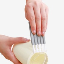 미니솔 빗자루 다용도솔 틈새 창문틀 키보드 솔 브러시, 그레이