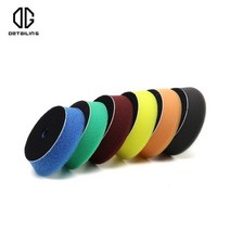 자동차 dg 디테일링 패드 da 폴리셔용 3인치 80mm 벨크로 헤비 커팅 폼 48, 6 PC 녹색 패드