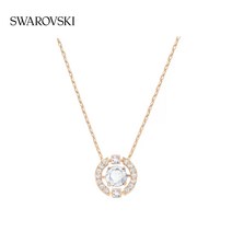 스와로브스키 SWAROVSKI 5286137 SPARKLING DANCE ROUND 로듐 플래팅 목걸이