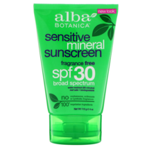 Alba Botanica [알바 보타니카] 천연 식물성 선크림 센스티브(113g), 1개, 113g