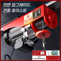 호이스트 전동 윈치 소형 크레인 리프트 와이어 도르레, PA600 / 300-600 / 12M, 1개