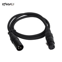 1m2m3m5m10m 3 핀 신호 연결 DMX 케이블 LED Par 라이트 무빙 헤드 라이트 Dmx 무대 조명 액세서리, [7] Iron Cables 2m