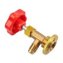 냉장고부품 가정용 에어컨 냉장고 오픈 밸브 자동차 충전/냉매 용 피어싱 R12/R22/R410/R600a, [01] red, 01 red