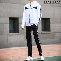 하트비트 토리넛 후드집업 트레이닝 세트 베이직핏 운동복 커플 추리닝 단체복 남자 여자 남여공용 빅사이즈 커플티 츄리닝 트레이닝복 셋트 츄리링