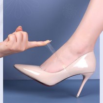 여성 신발 구두 벗겨짐 방지 하이힐 스트랩 투명끈 2p, 투명