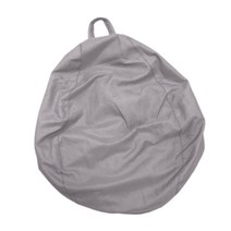 STK 린넨 콩 가방 커버 소파 커버 단색, 회색