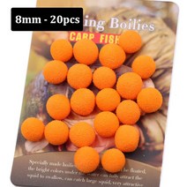 어항 물고기 거북이 열대어 자동 먹이 급여기 급여 급식기 ABox Pop Up Boilies 잉어 낚시 액세서리 부력, 09 Orange - 8mm