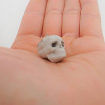 두개골 해골 모형 6호 2x2x1.5cm, 단품