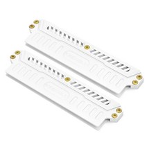 메모리방열판 Kimdoole 알루미늄 합금 메모리 RAM 쿨러 냉각 키트 2 개 방열판 조끼 PC DIY 게임 오버클럭 DDR4/DDR5, [07] 2피스 White