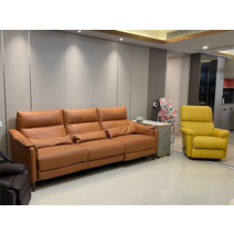 소파 쇼파 다용도 거실 베드 가구 LAZBOY 아메리칸 뮤직 투 가죽 기능 GN.097 조각가 수입, [04] 1인승 [전동] 90 케이퍼 오렌지 콰이어트