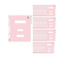 서일산업 정부화일 A4, 분홍, 100개입