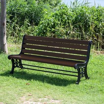ksm03-002야외 정원 공원 옥외용 실내 대기 평 원목벤치 의자, 그린화이트, 2인용(1200mm)