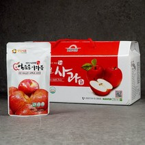 얼음골사과즙 30팩+30팩 (총60팩), 단품, 단품