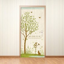 제제데코 현관문시트지 유레이즈미업A, 엠보에어프리/베이직(우측)