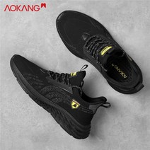 Aokang 공식 웹 사이트 아빠 운동화 여름 통기성 메쉬 비행 짠된 캐주얼 신발 아빠 신발 운동화
