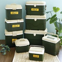 아이스박스 코멕스 캠핑아이스박스 미니 대형 차량용아이스박스 8L~30L, 밀리터리그린