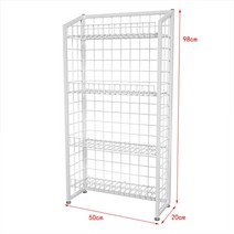 약국진열대 매대 진열장 팸플릿 전시 행사 판매대 게시대 스탠드 과자 편의점, free, 흰색 50 x 98