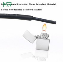 5메터/몫 2:1 블랙 0.8mm ~ 10mm 폴리올레핀 케이블 슬리브 전자 부품 DIY 커넥터 수리 열 수축 튜브, 11 7mm