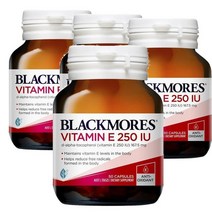 호주 블랙모어스 Blackmores Vitamin E 비타민E 250IU 50캡슐, 4팩