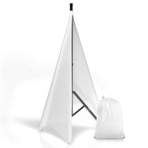 Pyle DJ SpeakerLight Universal Compatibility Mountable for Tripod Stands 2 Sided (White) (PSCRIM2W5)