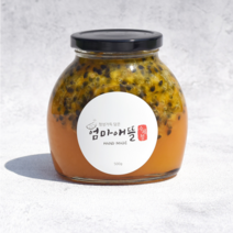 수제청명가 패션후르츠청 (1키로/500그램) 자일로스 카페과일청 백향과청 만들기 돌잔치 선물용 답례품 퓨레 패션후르츠청, 500g, 1개