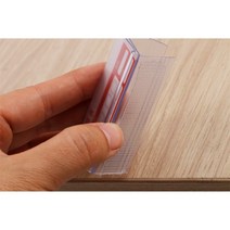 고릴라선반 미니선반 수납장 수납선반 코너장유리 나무 선반 가장자리 가격 라벨 홀더 그립 압출기 투명 Pe, 한개옵션1, 02 8cm