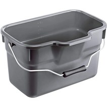 Rotho Basic Storage Bucket Squared 12 Litre Anthracite One Size, 한개옵션0