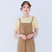 체이스컬트 여성 와이드핏 오버롤 팬츠-BBRG6151C0X