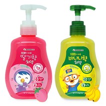 뽀로로 뽀로로가 따온 바나나향 1개+패티가 딸기향 펌핑치약 1개+에브리데이마스크소형10매(개별포장)