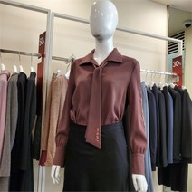 블루페페 SH02 세라비에 타이 블라우스 204MSC001