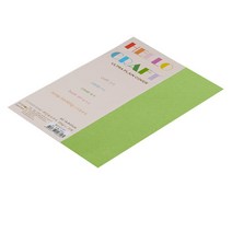 아이엠문구 A5 레인보우카드(205g) 10매 31색 청첩장용지 잉크젯 용지 초대장 상장 스크랩북킹 칼라레이저, NO.10후레쉬그린