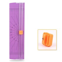 다이컷머신 틀 커팅 수동 종이 커터 슬라이딩 컷 A3 정밀 트리머 DIY 스크랩북 다이 커팅 머신 공예 용품, 03 Purple