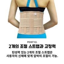 프리테라 허리견인기 허리보호대 허리고정 압박 의료기기, 블랙