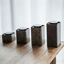 158 오후반차 사각 차 틴케이스 차통 보이차보관 차엽관, 중