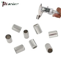 호스압착 고압 호스 크림프 도구 30PcsPack 스테인레스 스틸 슬리브 파이프 배기 커넥터 11.5MM 25MM 조이너, 05 ID 13.5 MM