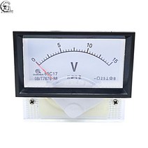 패널 미터 전압계 전압 테스터 게이지 85C17 DC 1V 2V 3V 5V 10V 15V 20V 30V 50V 100V 500V, 16 1000V, 01 DC