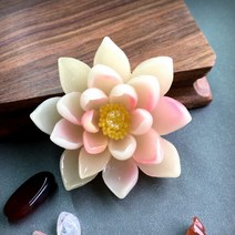 아리야 아기자기 연꽃 마그넷 냉장고자석, 연핑크 소
