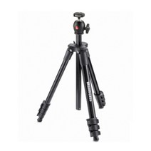 Manfrotto 맨프로토 컴팩트 라이트 알루미늄 4단 삼각대 키트 (MKCOMPACTLT)., 레드