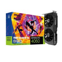 ZOTAC 밍 지포스 RTX 4060 8GB OC 스파이더맨 어크로스 더 스파이더버스에서 영감을 받은 그래픽 카드 번들 ZT D40600P 10SMP