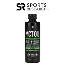 스포츠리서치 MCT 오일 무맛 473 ml 중쇄중성지방 카프릴산 카프르산 라우린산 코코넛오일