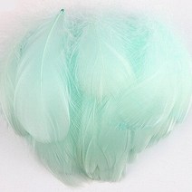 100 개 8-12cm 거위 깃털 자연 드림 캐처 웨딩 파티 의류 장식 DIY 공예, 02 8-12cm 100pcs, [04] light blue green