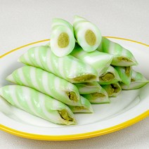 [HIT 캔디떡 ] 굳지않는 녹차 맛 앙금 가래떡 500g 국내산 100%멥쌀로 만든 간식 식사대용 아침대용 앙꼬 떡 1팩 3팩 5팩, 500g X 5팩