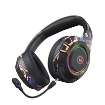 LULE EL-A2 Hi Fi 노이즈 캔슬링 블루투스 5.1 헤드폰, 블랙