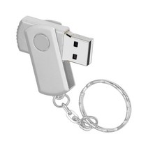 USB메모리 금속 USB 플래시 드라이브 2.0 회전 펜 4GB 8GB 16GB 32GB 실제 용량 Pendrive 메모리 스틱 키, 01 Silver_01 4GB