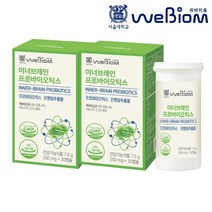 [서울대 위바이옴]기억력 혈행건강 은행잎추출물 유산균 2개월, 단품, 단품
