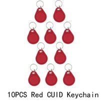 5/10 CUID 재기록 가능한 스마트 키 Fob 13.56Mhz 복사기 복제 칩 카드 Gen2 변경 가능 S50 1K 프로그래머 태그 ISO14443 쓰기 토큰, As The Picture Shows 5
