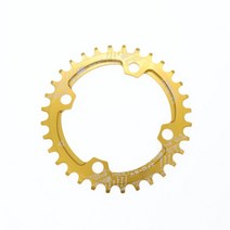 옴니움 크랭크 snail chainring 96bcd mtb 산악 자전거 체인링, 황금, 34톤