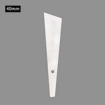 1pc 화이트/블루 플라스틱 가죽 스크레이퍼 접착제 Gumming 보드 DIY 수제 봉제 도구 적용 시트 Accessorie, [08] white 40mm
