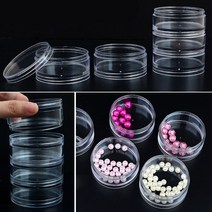 5단 원통케이스 대 원통아크릴 플라스틱통 원형케이스, 1개